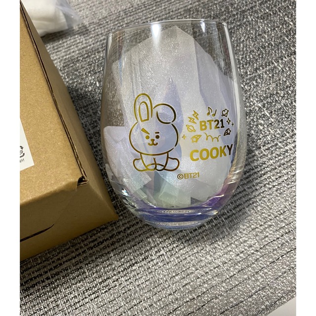 防弾少年団(BTS)(ボウダンショウネンダン)のBTS アミボム＋FC限定 Cookyオーロラグラス エンタメ/ホビーのタレントグッズ(アイドルグッズ)の商品写真