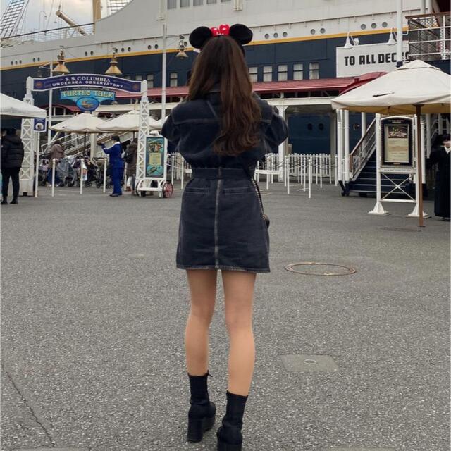 jouetie デニムワンピ フロントボタンミニワンピース
