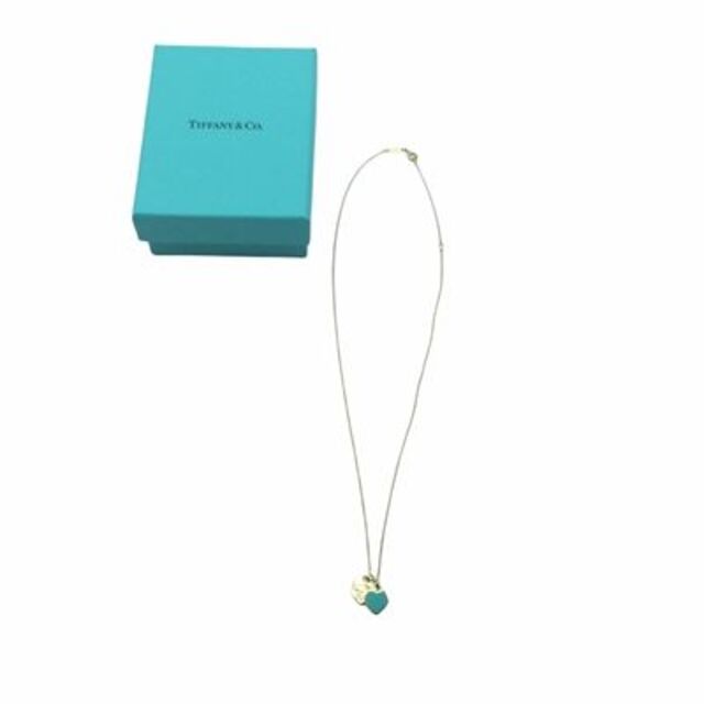 ネックレス Tiffany & Co. - TIFFANY&CO MINI DOUBLE HEART TAG PENDANT