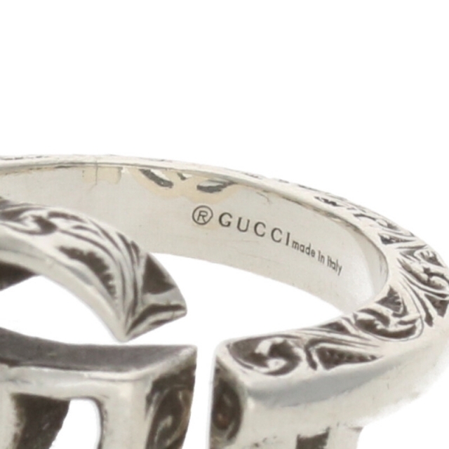 Gucci(グッチ)のグッチ ダブルGキーリング 9号 メンズのアクセサリー(リング(指輪))の商品写真