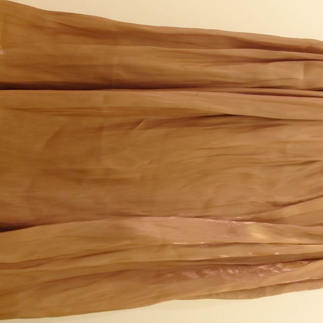 Noble(ノーブル)のタグ付き新品同様 NOBLE シャイニーギャザースカート 36 レディースのスカート(ロングスカート)の商品写真