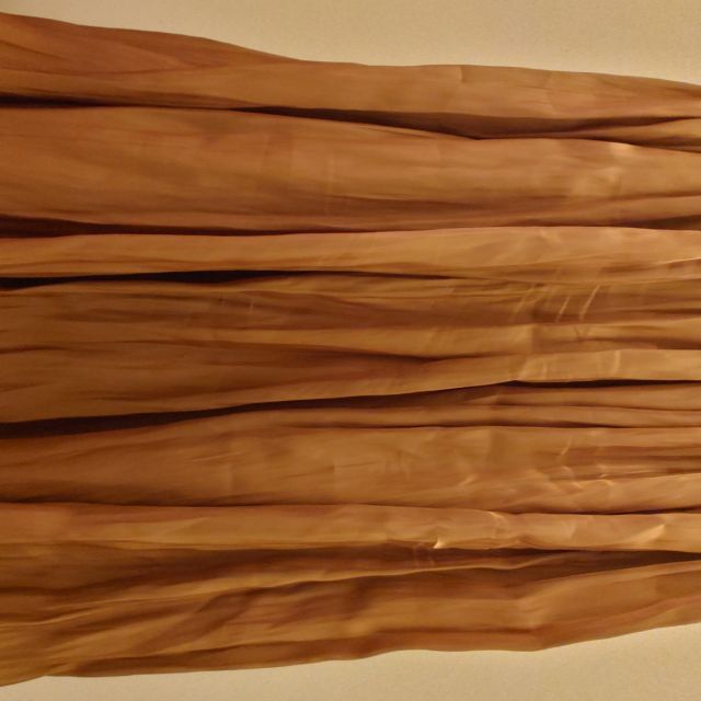 Noble(ノーブル)のタグ付き新品同様 NOBLE シャイニーギャザースカート 36 レディースのスカート(ロングスカート)の商品写真
