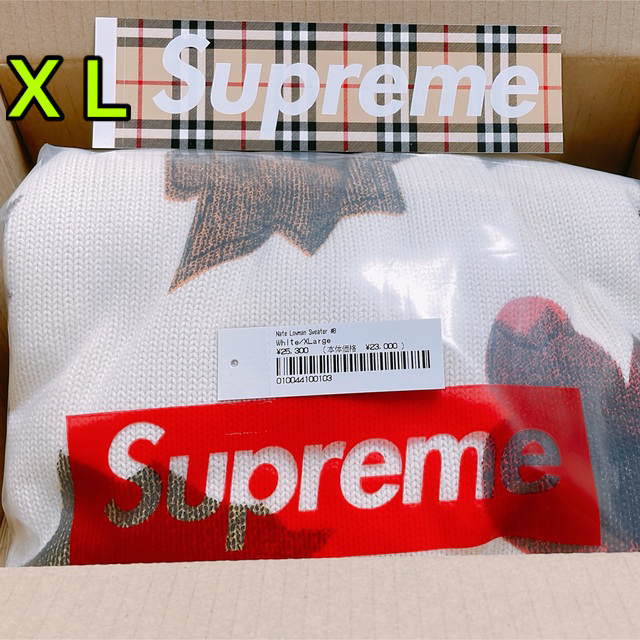 トップスSupreme Nate Lowman Sweater XL    ※最終値下げ