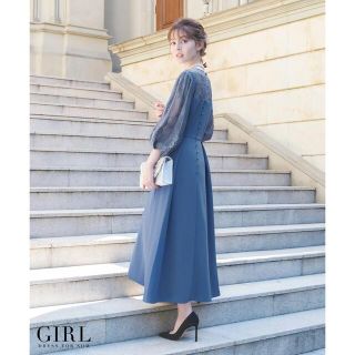 ガール(GIRL)のGIRL パーティードレス ロング ワンピース(ロングドレス)