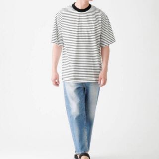 ムジルシリョウヒン(MUJI (無印良品))のMUJI LABO   ムジラボ　ボーダー　Tシャツ(Tシャツ/カットソー(半袖/袖なし))