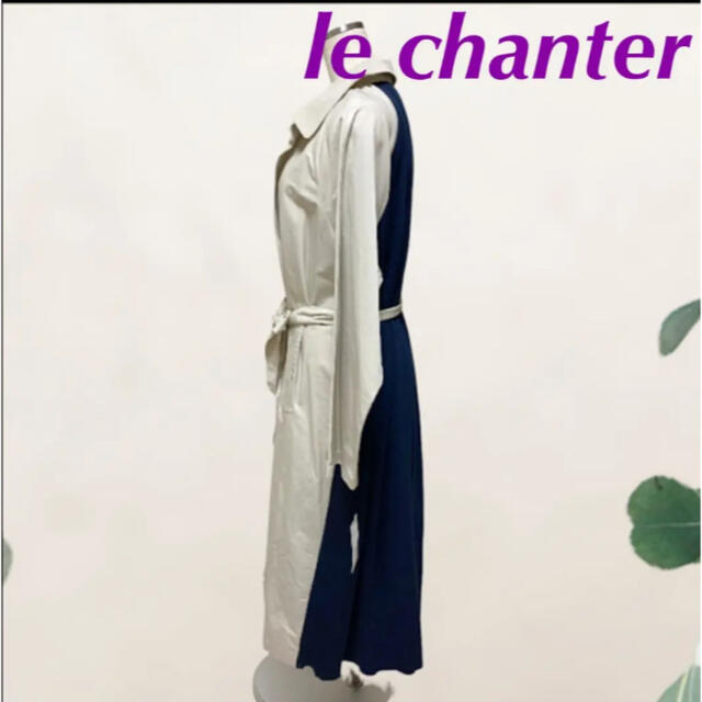 新品タグ付き　le chanter ルシャンテ　ロングジャケット　コート レディースのジャケット/アウター(ロングコート)の商品写真