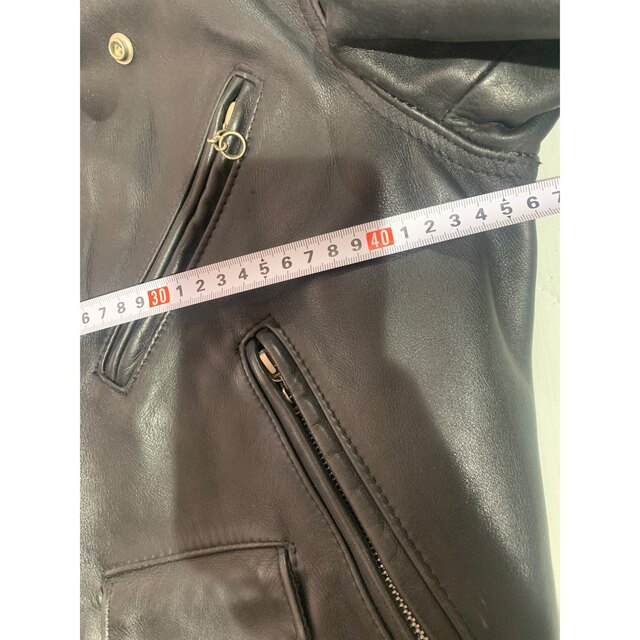 ワンスター　schott leather jacket 黒牛タグ　サボテンタグ