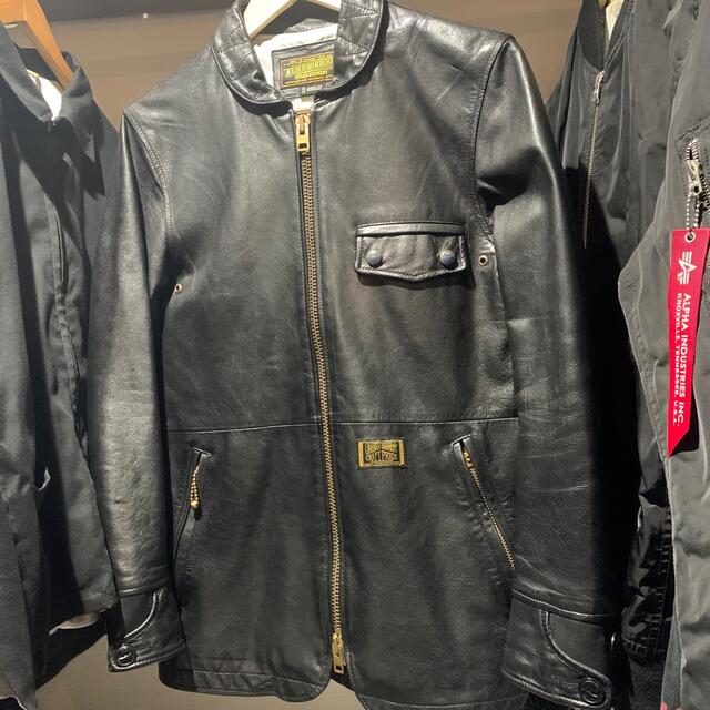 希少　neighborhood leather jacket