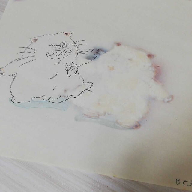 2枚セット じゃりン子チエ セル画 原画 動画 猫 ねこ 直筆画 2枚セット じゃりン子チエ セル画 原画 動画 猫 ねこ 直筆画