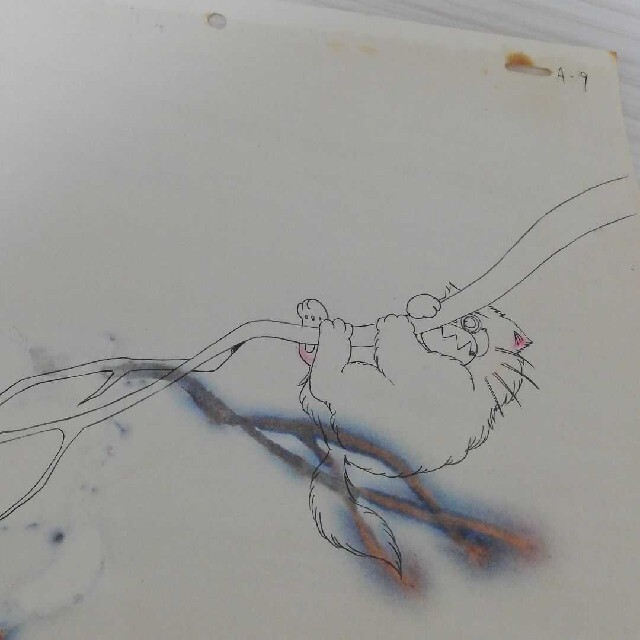 2枚セット じゃりン子チエ セル画 原画 動画 猫 ねこ 直筆画 2枚セット じゃりン子チエ セル画 原画 動画 猫 ねこ 直筆画