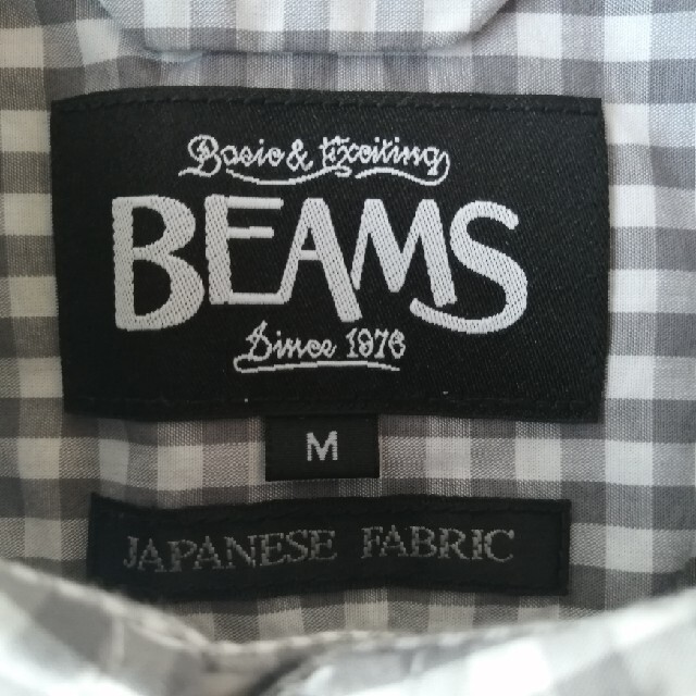 BEAMS(ビームス)のBEAMS★ボタン台切替 ギンガムチェック BDシャツ★美USED メンズのトップス(シャツ)の商品写真