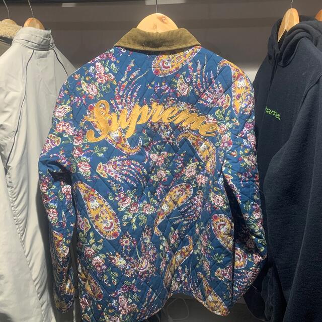 supreme 19AW QUILTED paisley jacket