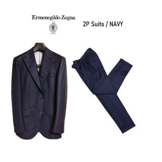 エルメネジルドゼニア(Ermenegildo Zegna)の【Zegna】Electa エレクタ 2Pスーツ ネイビー 無地 【ゼニア】(セットアップ)