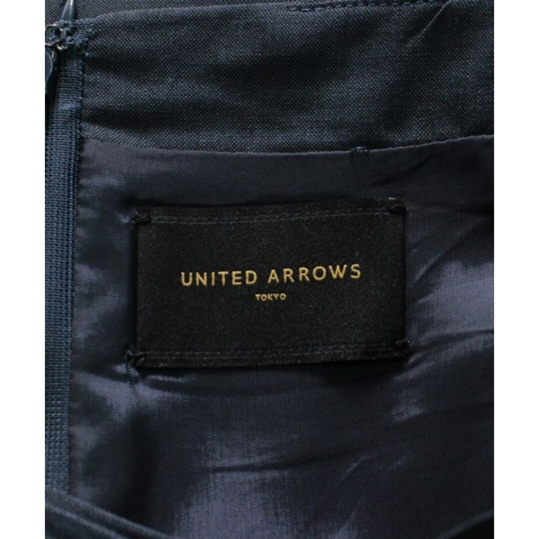 UNITED ARROWS(ユナイテッドアローズ)のUNITED ARROWS ひざ丈スカート 40(M位) 紺 【古着】【中古】 レディースのスカート(ひざ丈スカート)の商品写真