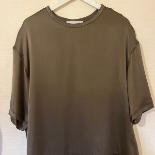 Chaos シルクフィブリルTシャツ　モカ