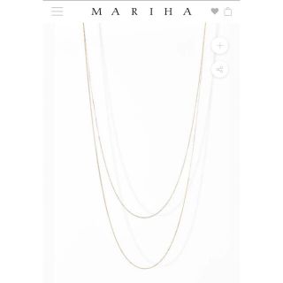 アパルトモンドゥーズィエムクラス(L'Appartement DEUXIEME CLASSE)のMARIHA マリハ　水のネックレス　ミズノネックレス 120cm(ネックレス)