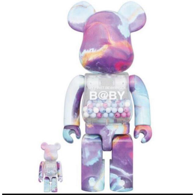 MY FIRST BE@RBRICK B@BY MARBLE 100％400％