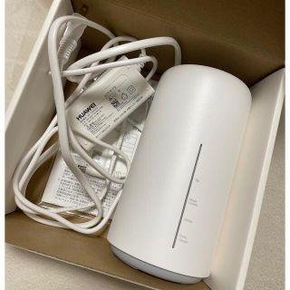 エーユー(au)のau Speed Wi-Fi HOME ホワイト L02 HWS33SWA(PC周辺機器)