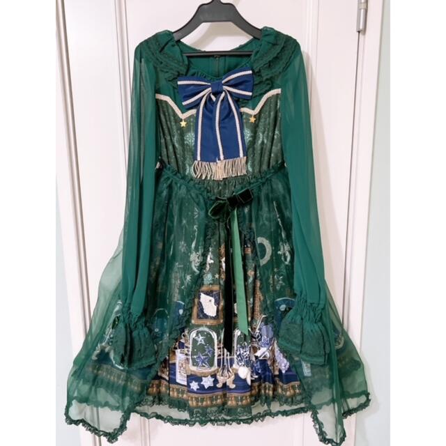 Angelic Pretty(アンジェリックプリティー)の★Angelic Pretty メルカトル骨董品店ワンピース★ミステリアス  レディースのワンピース(ひざ丈ワンピース)の商品写真