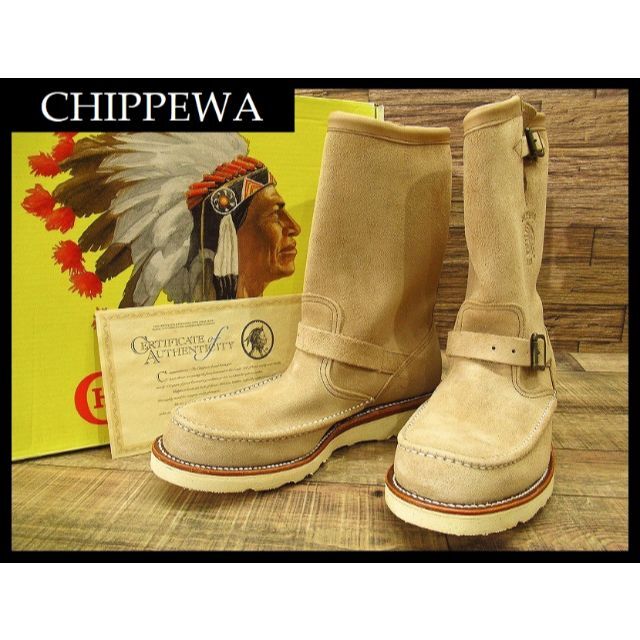 CHIPPEWA(チペワ)のデッドストック 純正ソール付 チペワ 97874 スエード ブーツ 28.0 ② メンズの靴/シューズ(ブーツ)の商品写真