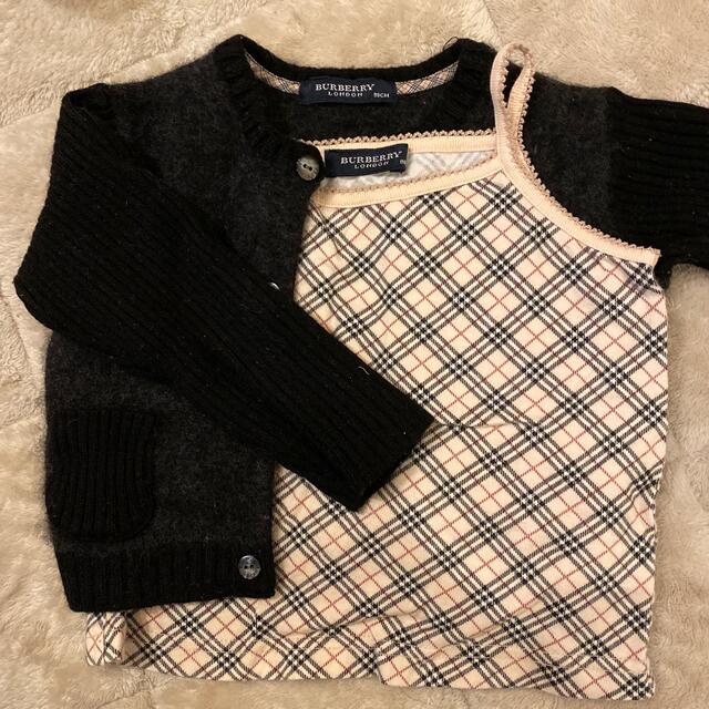 BURBERRY(バーバリー)のBurberry baby キッズ/ベビー/マタニティのベビー服(~85cm)(カーディガン/ボレロ)の商品写真