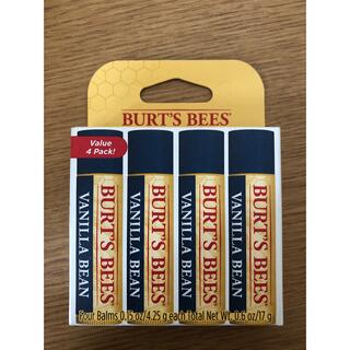 バーツビーズ(BURT'S BEES)のバーツビーズ　リップバーム　4本　バニラビーン(リップケア/リップクリーム)