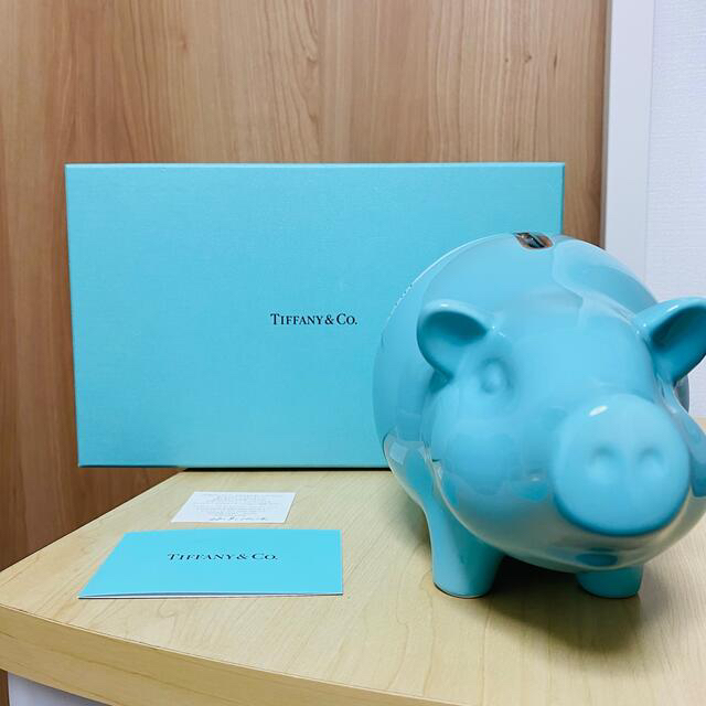 【人気急上昇】 Tiffany & Co. - TIFFANY & Co.  ピギーバンク　貯金箱 置物