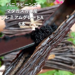 バニラビーンズ6本 マダガスカル産グレードA(調味料)