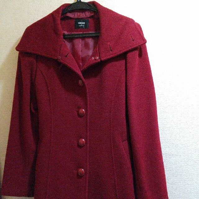 東京スタイル ロングコート  コート  ボルドー  ワイン