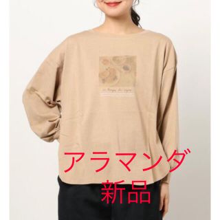 アラマンダ(allamanda)の☆新品☆ アラマンダ　allamanda アソートフォトロングTシャツ M(Tシャツ(長袖/七分))