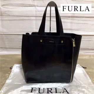 フルラ(Furla)のFURLA フルラ　トートバッグ　A4 黒　就活　仕事　(トートバッグ)