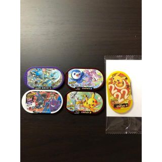 ポケモン(ポケモン)のメザスタ　レガシー&限定タグセット　ルカリオ　ピカチュウ　ピチュー　ポッチャマ(キャラクターグッズ)