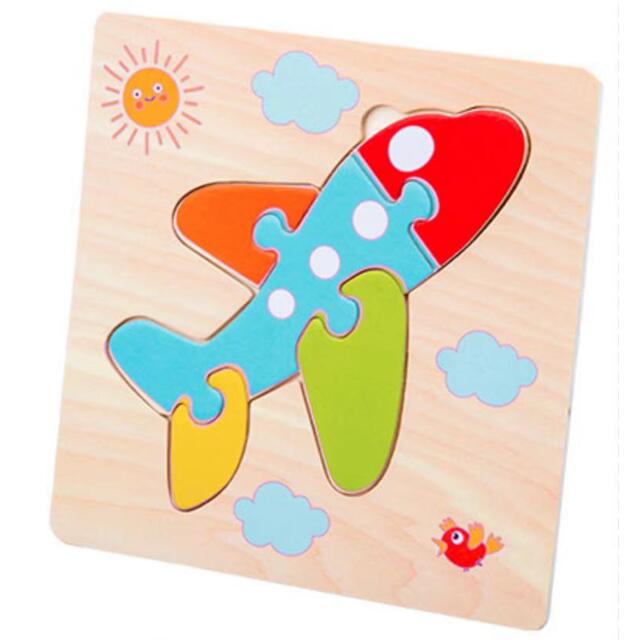 【新品5点セット】幼児 型はめパズル 木製おもちゃ 知育玩具 子供 キッズ/ベビー/マタニティのおもちゃ(知育玩具)の商品写真