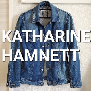 キャサリンハムネット(KATHARINE HAMNETT)の【新品同様】ｷｬｻﾘﾝﾊﾑﾈｯﾄ　ﾃﾞﾆﾑｼﾞｬｹｯﾄ(Gジャン/デニムジャケット)