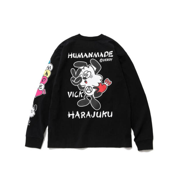 ヒューマンメイド VERDY VICK LONG SLEEVE T-SHIRTTシャツ/カットソー