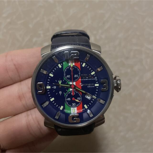I.T.A.(アイティーエー)のITA 腕時計　カサノバ　クロノ　トリコローレ メンズの時計(腕時計(アナログ))の商品写真