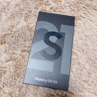 ギャラクシー(Galaxy)のGalaxy S21 5G SCG09 ファントムグレー SIMフリー  au(スマートフォン本体)