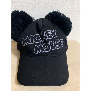 ディズニー(Disney)のミッキー マウス ポンポン付き キャップ 帽子 ( ブラック ) (帽子)