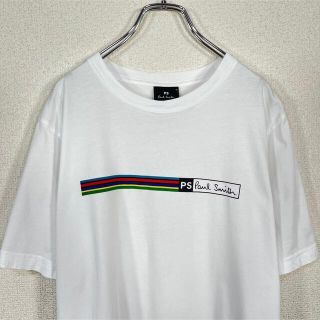 ポールスミス(Paul Smith)の【美品】ポールスミス/PaulSmith Tシャツ　マルチカラー ロゴ　プリント(Tシャツ/カットソー(半袖/袖なし))