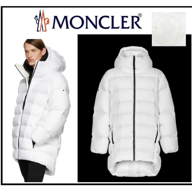 超格安価格 MONCLER 白ダウンコート 30万新品本物◇モンクレール