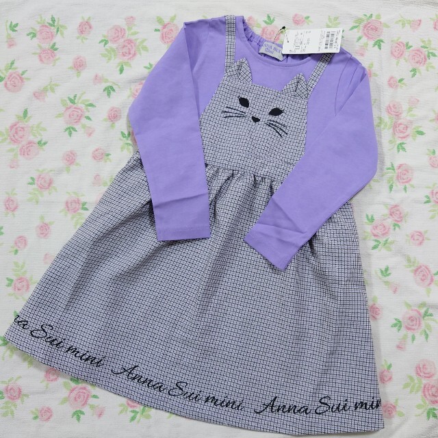 ANNA SUI mini - 【新品】アナスイミニ 猫 ワンピース 110の通販 by