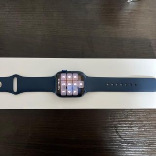 アップルウォッチ(Apple Watch)のApple Watch Series 7（GPSモデル）45mm ブルーアルミニ(その他)