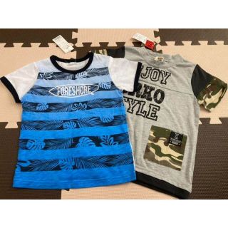 新品！ キッズ Tシャツ サイズ110 男の子  2枚セット(Tシャツ/カットソー)