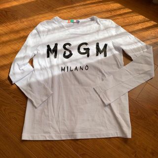 エムエスジイエム(MSGM)のMSGM 長袖　ロゴTシャツ(Tシャツ(長袖/七分))