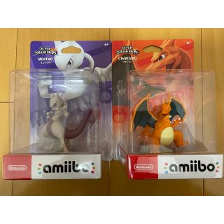 ニンテンドースイッチ(Nintendo Switch)のamiibo リザードン＆ミュウツー　セット(ゲームキャラクター)