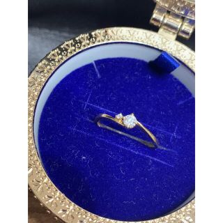 ジュエリーツツミ(JEWELRY TSUTSUMI)の美品♡鑑別書付！18KYGイエローゴールドのHCダイヤモンドリング(指輪)(リング(指輪))