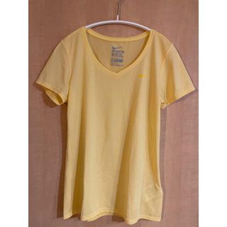 ナイキ(NIKE)のNIKE ドライTシャツ　黄色　M(Tシャツ(半袖/袖なし))