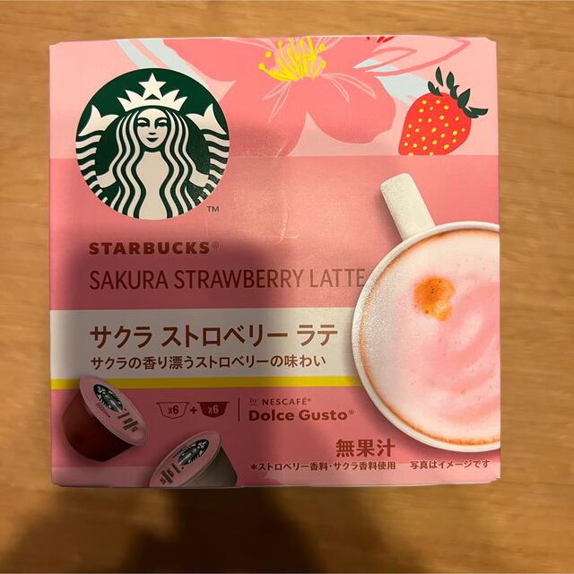 Starbucks Coffee(スターバックスコーヒー)のネスカフェ スターバックス　サクラ ストロベリー ラテ（6杯分）1箱セット スマホ/家電/カメラの調理家電(電動式コーヒーミル)の商品写真