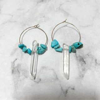 アガット ピアス(ターコイズ)の通販 100点以上 | ageteのレディース
