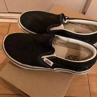 ヴァンズ(VANS)のVANS 21cm ブラック(スリッポン)